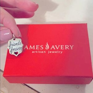 James Avery Friends forever charm